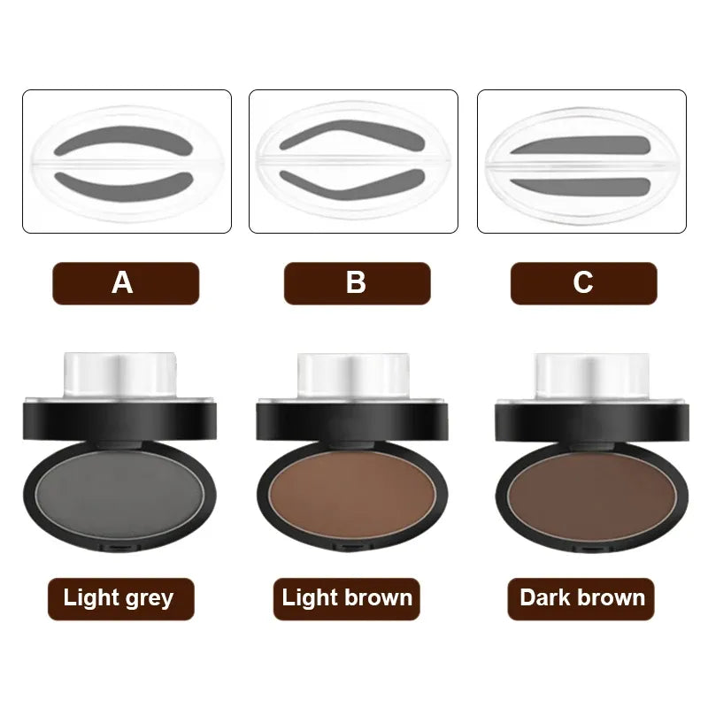Folixa Labs Eyebrow Powder Stamp Kit